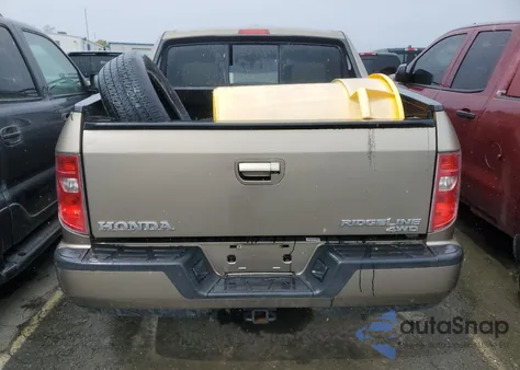 2010 Honda Ridgeline Rtl from USA, damaged, VIN 5FPYK1F58AB009402